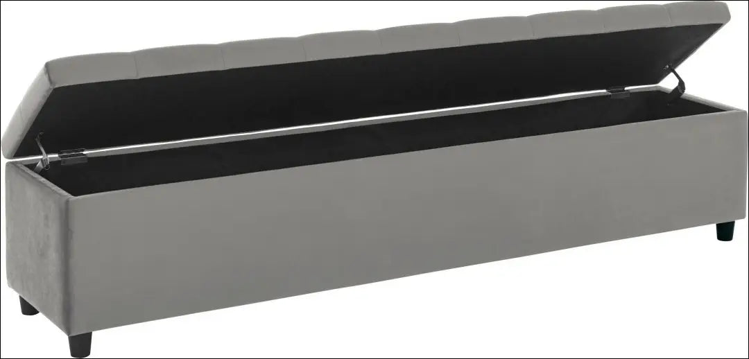 Minkštasuolis su daiktadėže MI945 - €145 Save 50% 100-200, __label:Pristatymas 1-2 d.d., color-pilka,