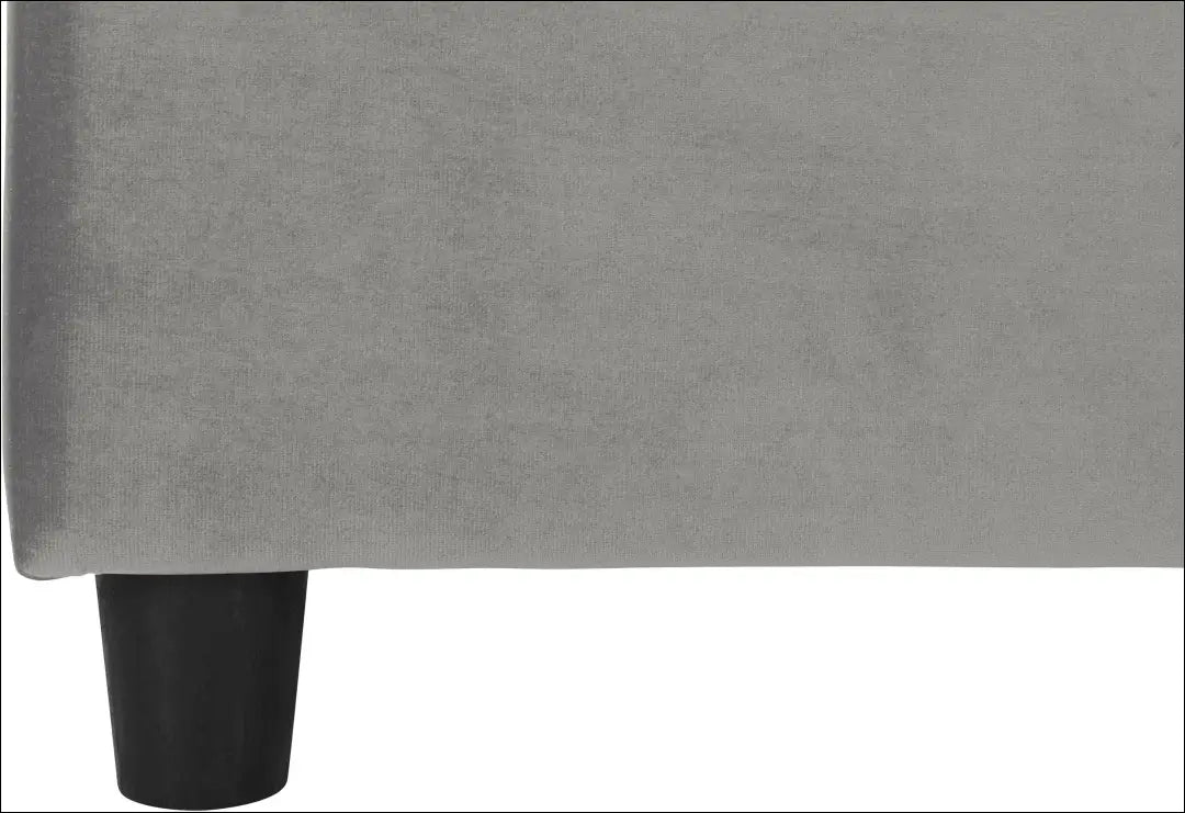 Minkštasuolis su daiktadėže MI946 - €99 Save 50% 50-100, __label:Pristatymas 1-2 d.d., color-pilka, material-aksomas,