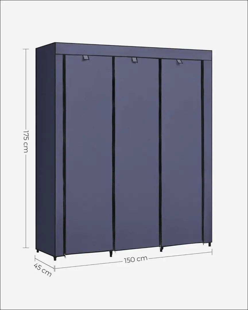 Mobili drabužių spinta SM1367 - €66 Save 40% 50-100, __label:Pristatymas 5-14 d.d., notouch30, song, spalva-melyna