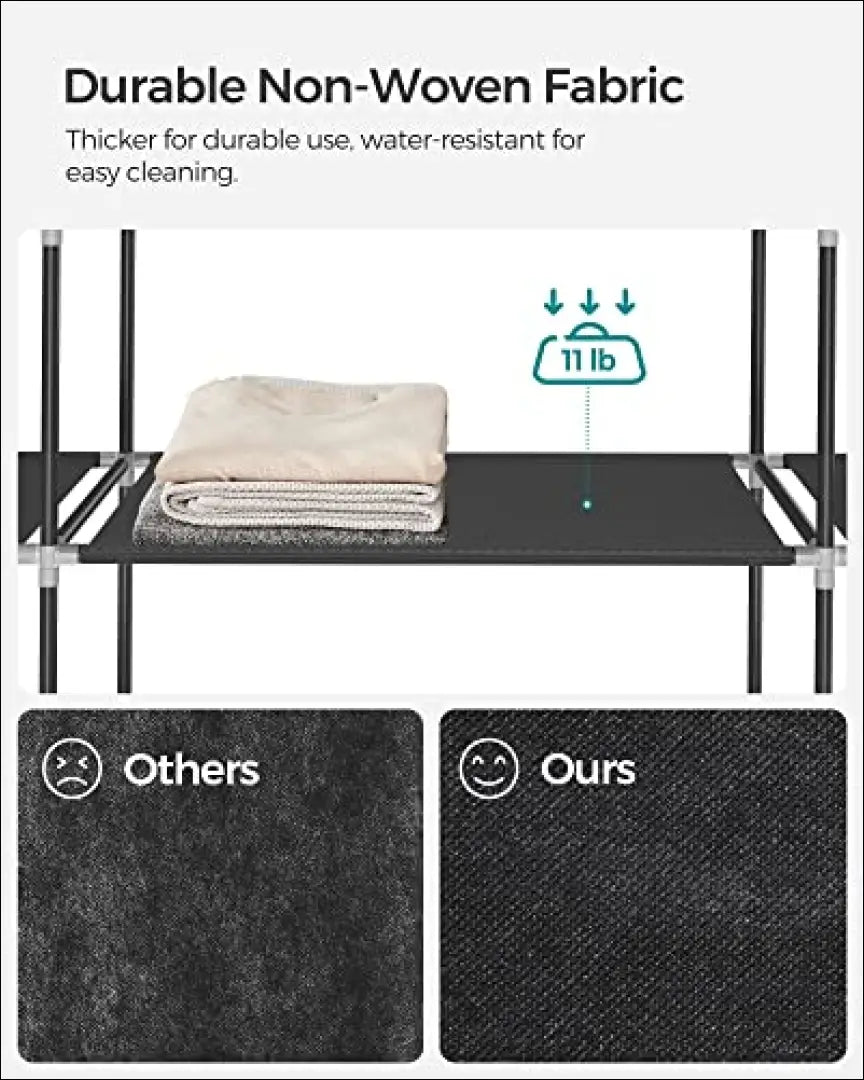 Mobili drabužių spinta SM1373 - €78 Save 40% 50-100, __label:Pristatymas 5-14 d.d., notouch30, song, spalva-juoda