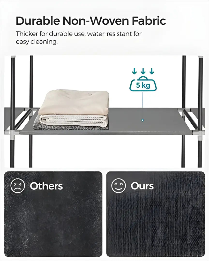 Mobili drabužių spinta SM1374 - €78 Save 40% 50-100, __label:Pristatymas 5-14 d.d., notouch30, song, spalva-pilka