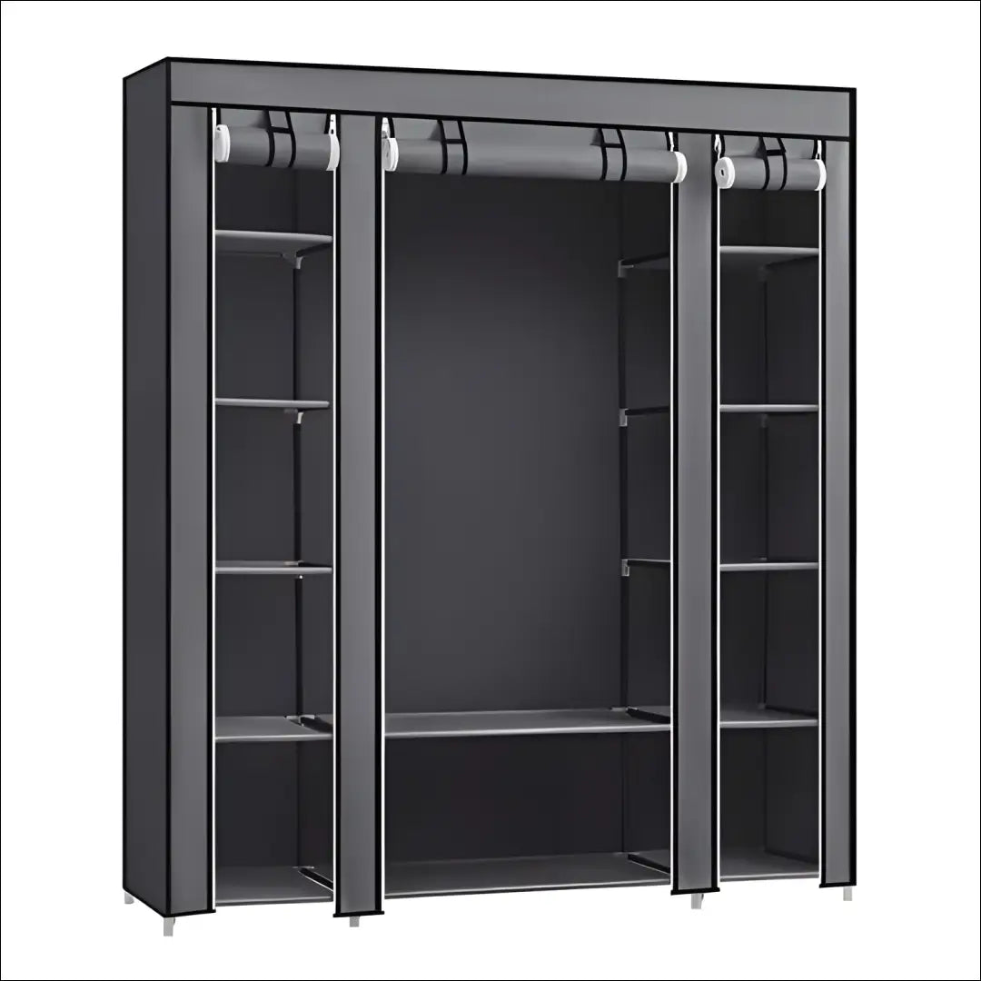Mobili drabužių spinta SM1374 - €78 Save 40% 50-100, __label:Pristatymas 5-14 d.d., notouch30, song, spalva-pilka