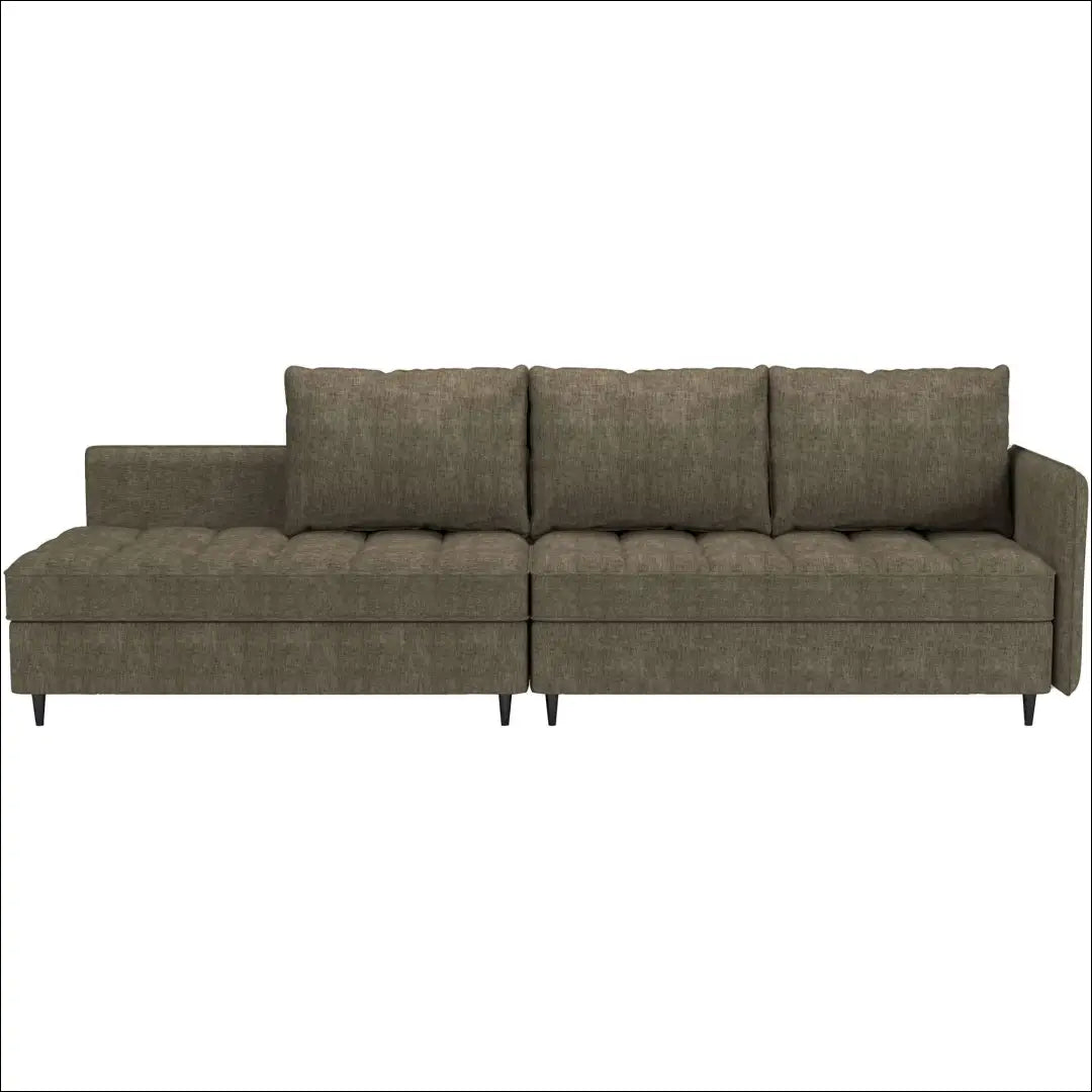 Modulinė sofa-kampas MI866 - €230 Save 50% __label:Pristatymas 1-2 d.d., color-ruda, kampai, material-gobelenas,