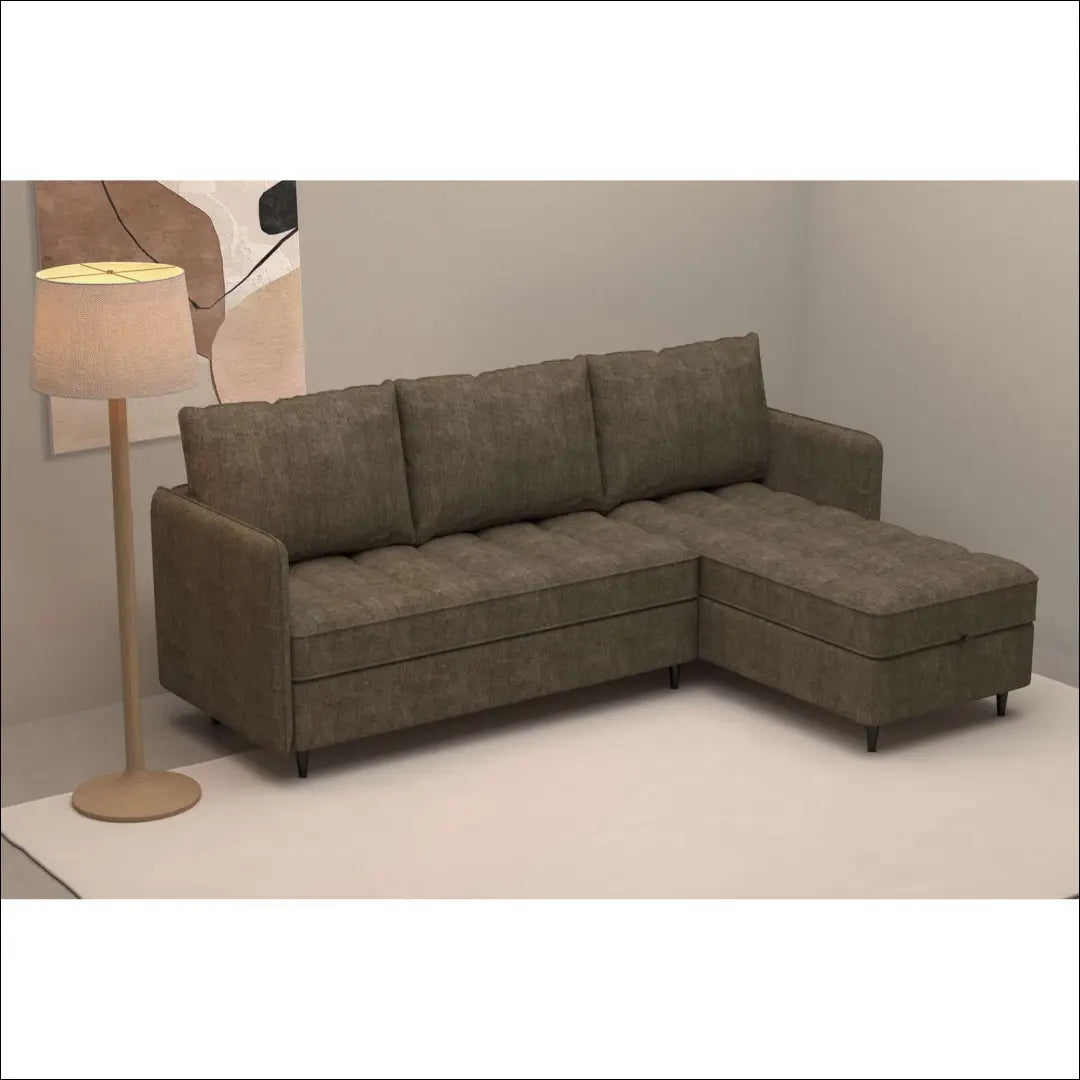 Modulinė sofa-kampas MI866 - €230 Save 50% __label:Pristatymas 1-2 d.d., color-ruda, kampai, material-gobelenas,