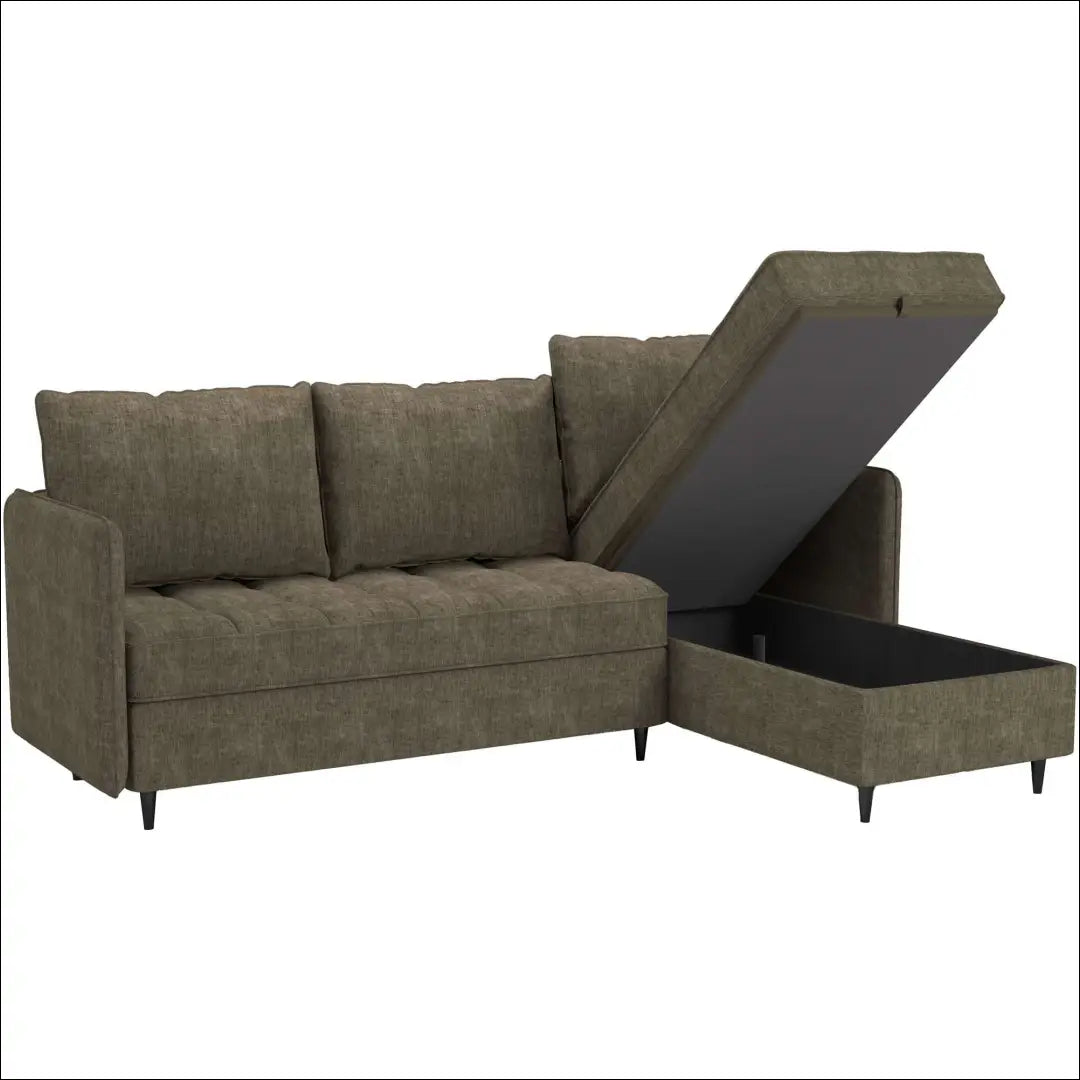 Modulinė sofa-kampas MI866 - €230 Save 50% __label:Pristatymas 1-2 d.d., color-ruda, kampai, material-gobelenas,