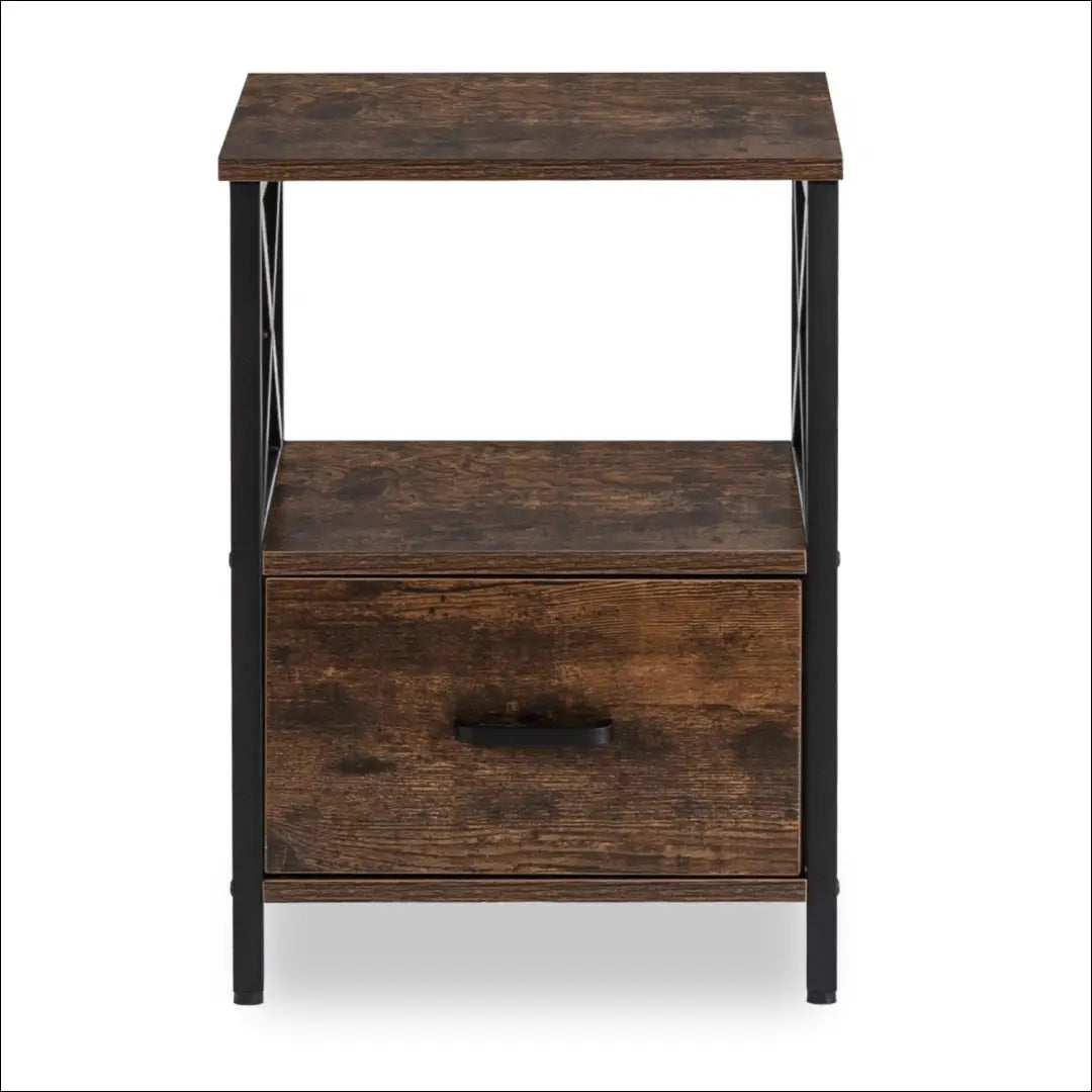 Naktinė spintelė juodos spalvos / ąžuolo 40 cm TE1107 - €57 Save 15% 50-100, __label:Pristatymas 5-14 d.d., elite,