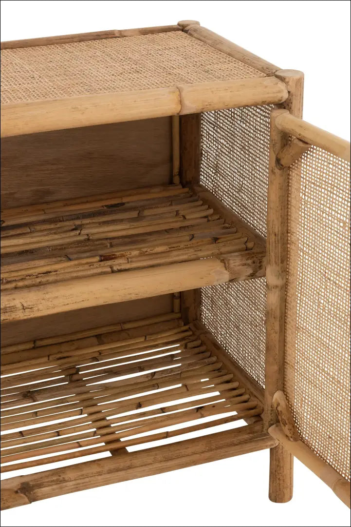 Naktinis staliukas GI366 - €175 Save 65% 100-200, __label:Pristatymas 1-2 d.d., color-ruda, material-bambukas,