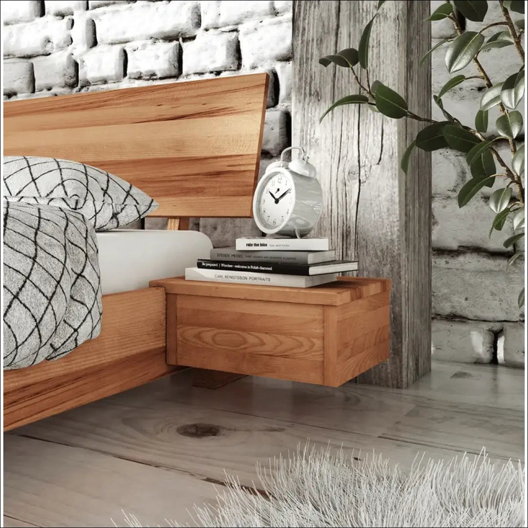 Naktinis staliukas GI416 - €48 Save 65% 25-50, __label:Pristatymas 1-2 d.d., color-ruda, material-medzio-masyvas,