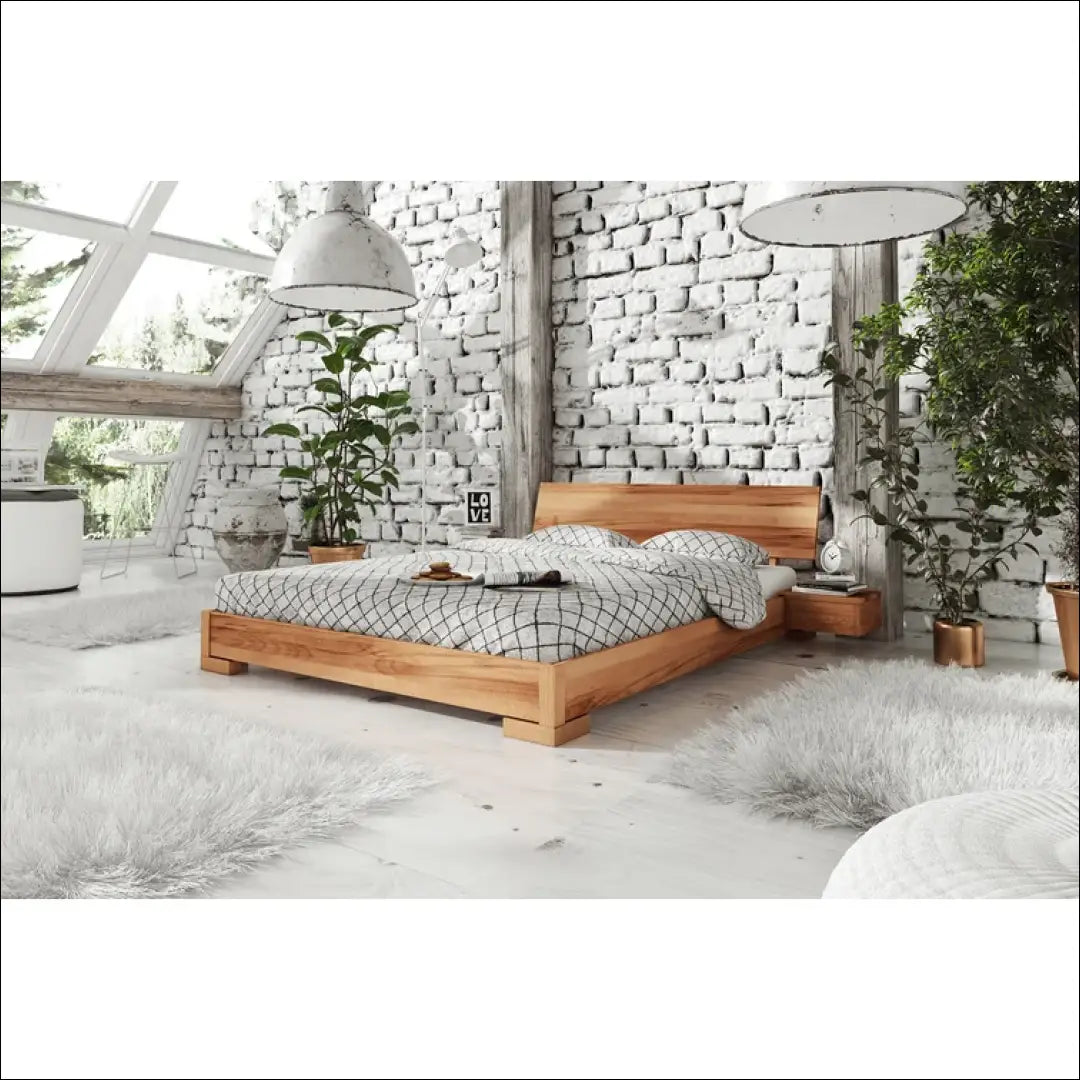 Naktinis staliukas GI416 - €48 Save 65% 25-50, __label:Pristatymas 1-2 d.d., color-ruda, material-medzio-masyvas,