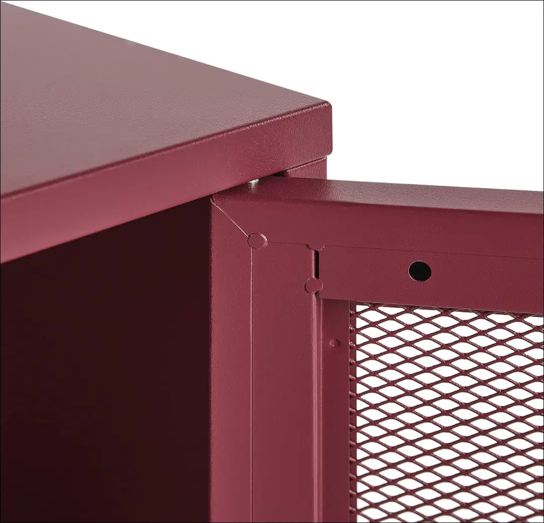 Naktinis staliukas GI486 - €53 Save 55% 50-100, __label:Pristatymas 1-2 d.d., color-raudona, material-metalas,