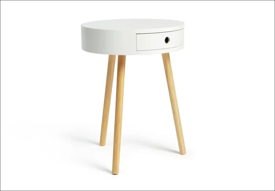 Naktinis staliukas GI598 - €52 Save 50% 50-100, __label:Pristatymas 1-2 d.d., color-balta, color-ruda, material-mdf €50