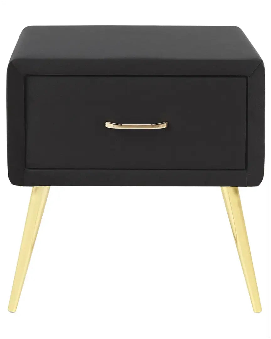 Naktinis staliukas GI601 - €47 Save 55% 25-50, __label:Pristatymas 1-2 d.d., color-juoda, material-aksomas, miegamojo