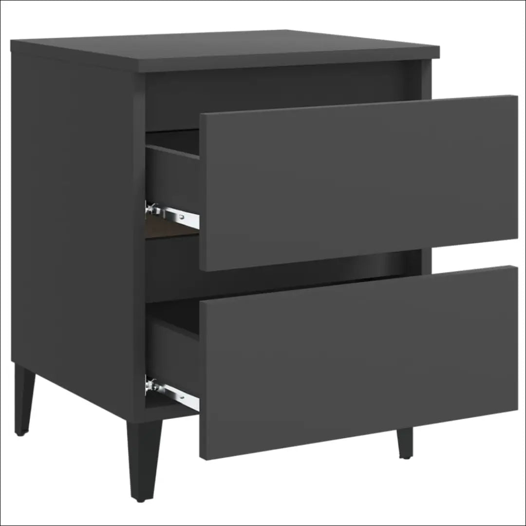 Naktinis staliukas GI602 - €32 Save 50% 25-50, __label:Pristatymas 1-2 d.d., color-pilka, material-mediena, miegamojo