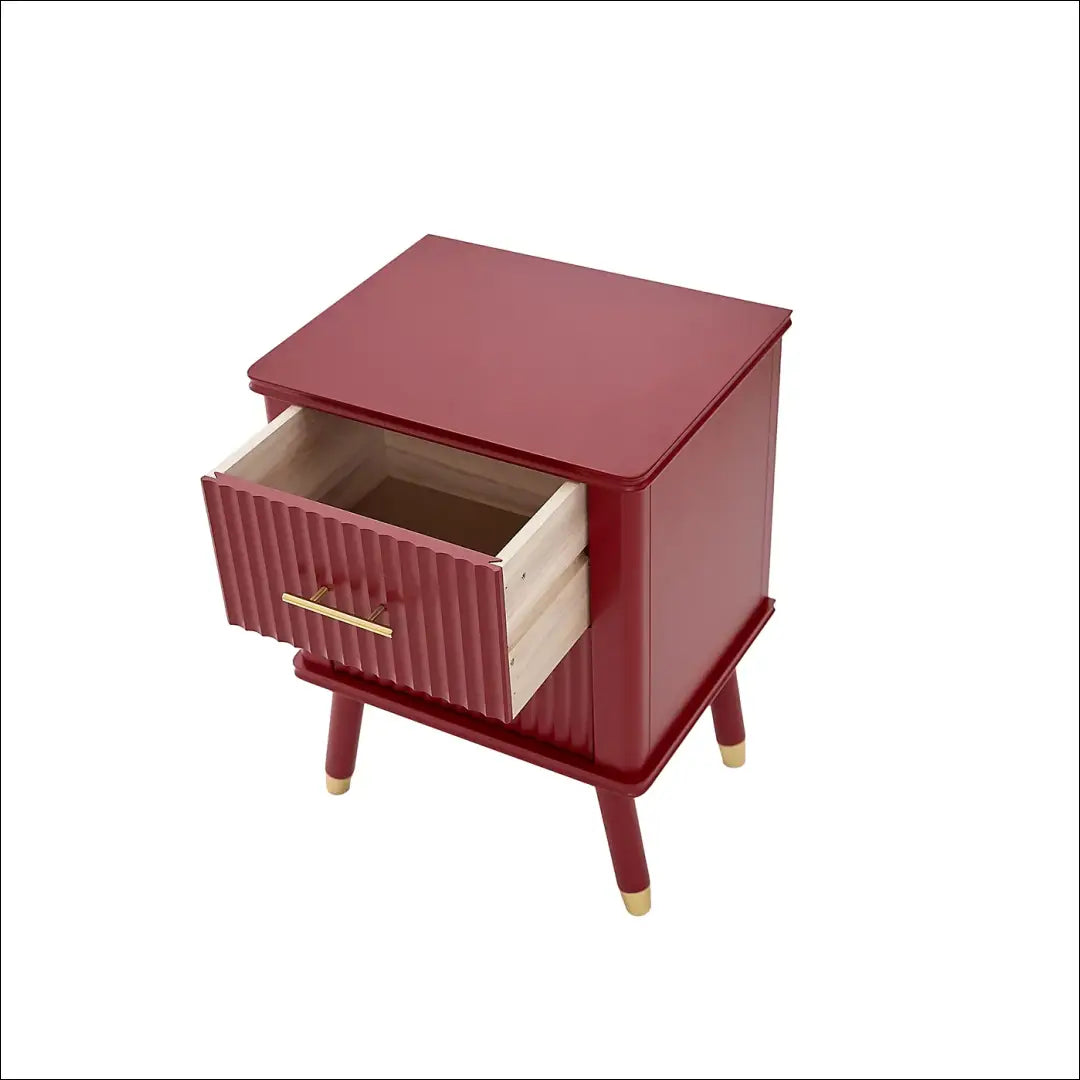 Naktinis staliukas GI619 - €77 Save 50% 50-100, __label:Pristatymas 1-2 d.d., color-auksine, color-raudona,