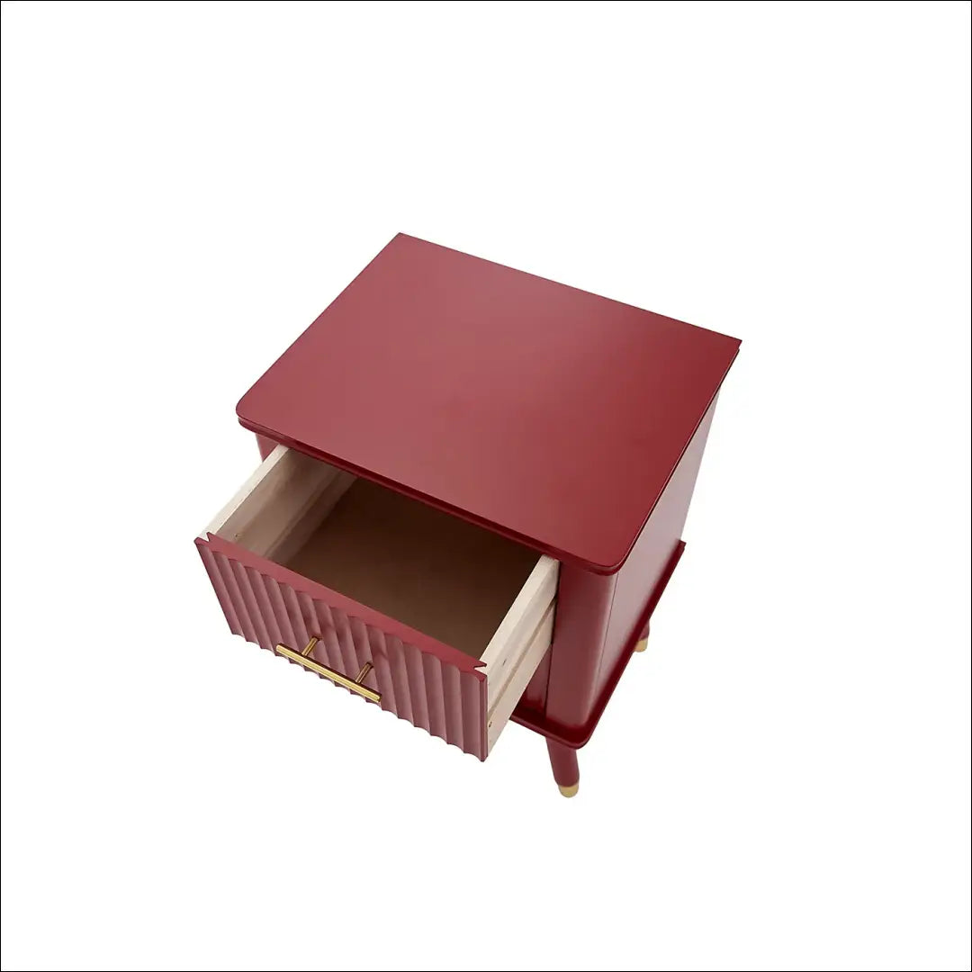 Naktinis staliukas GI619 - €77 Save 50% 50-100, __label:Pristatymas 1-2 d.d., color-auksine, color-raudona,