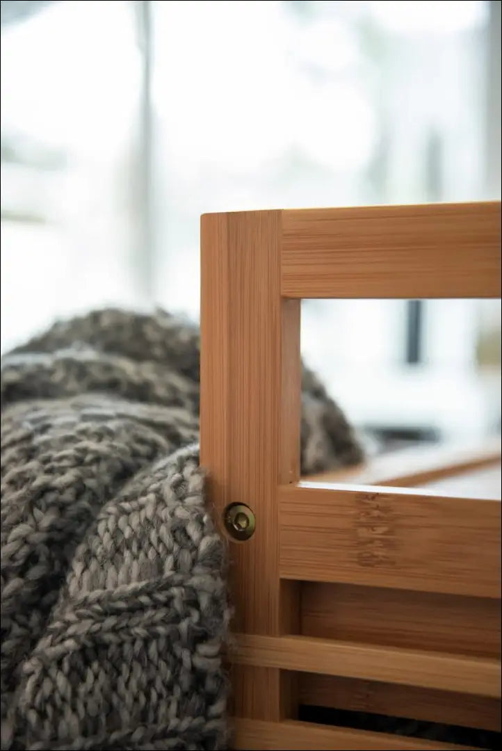 Naktinis staliukas GI624 - €32 Save 50% 25-50, __label:Pristatymas 1-2 d.d., color-pilka, color-ruda, material-bambukas