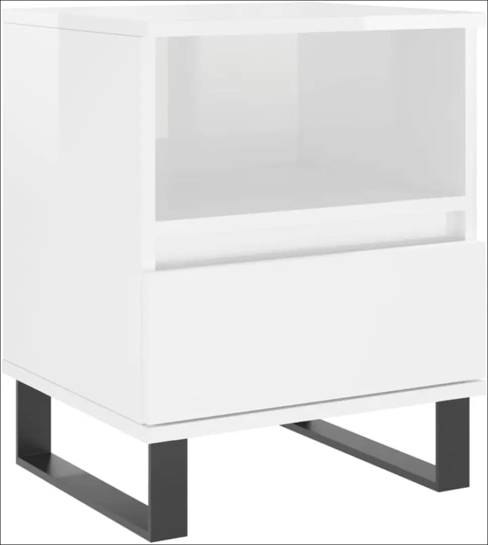 Naktinis staliukas GI637 - €30 Save 50% 25-50, __label:Pristatymas 1-2 d.d., color-balta, color-juoda, material-mediena