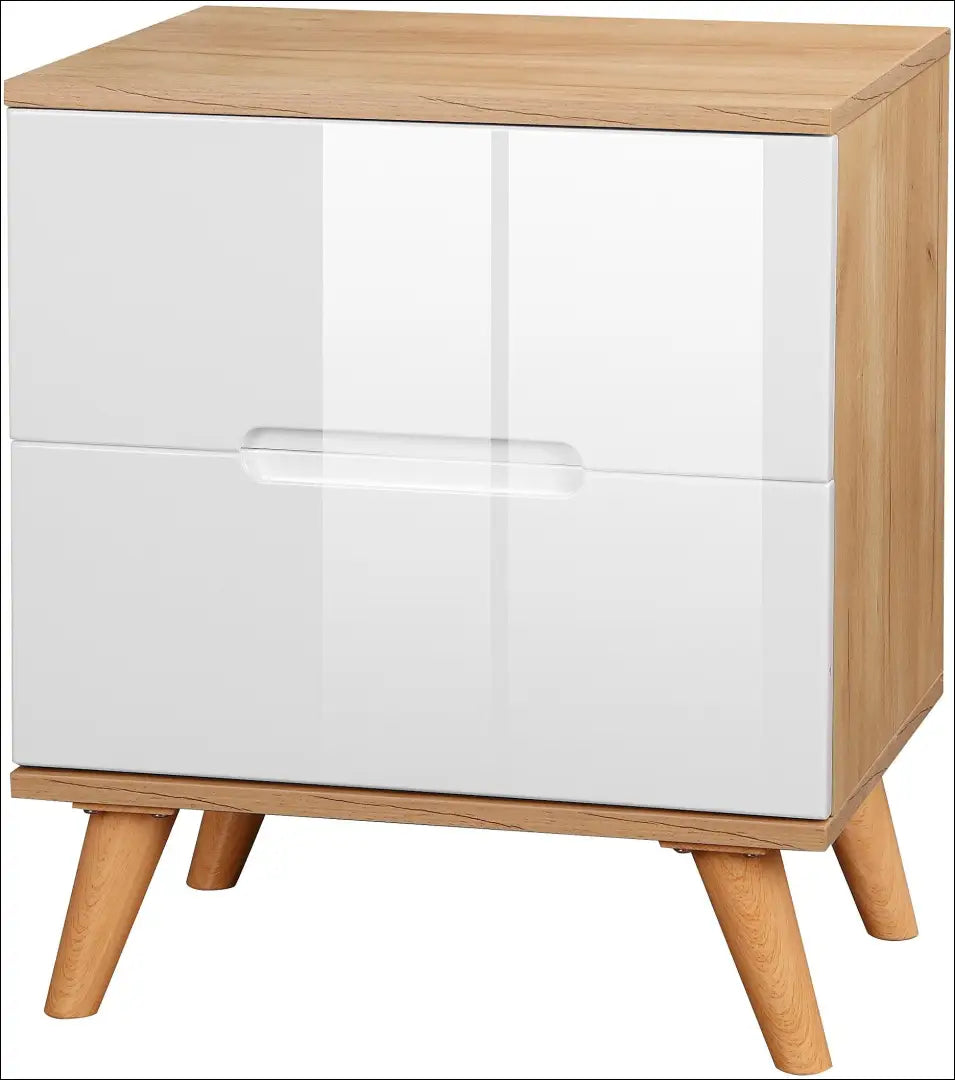 Naktinis staliukas GI654 - €45 Save 50% 25-50, __label:Pristatymas 1-2 d.d., color-balta, color-ruda, material-mdf €25