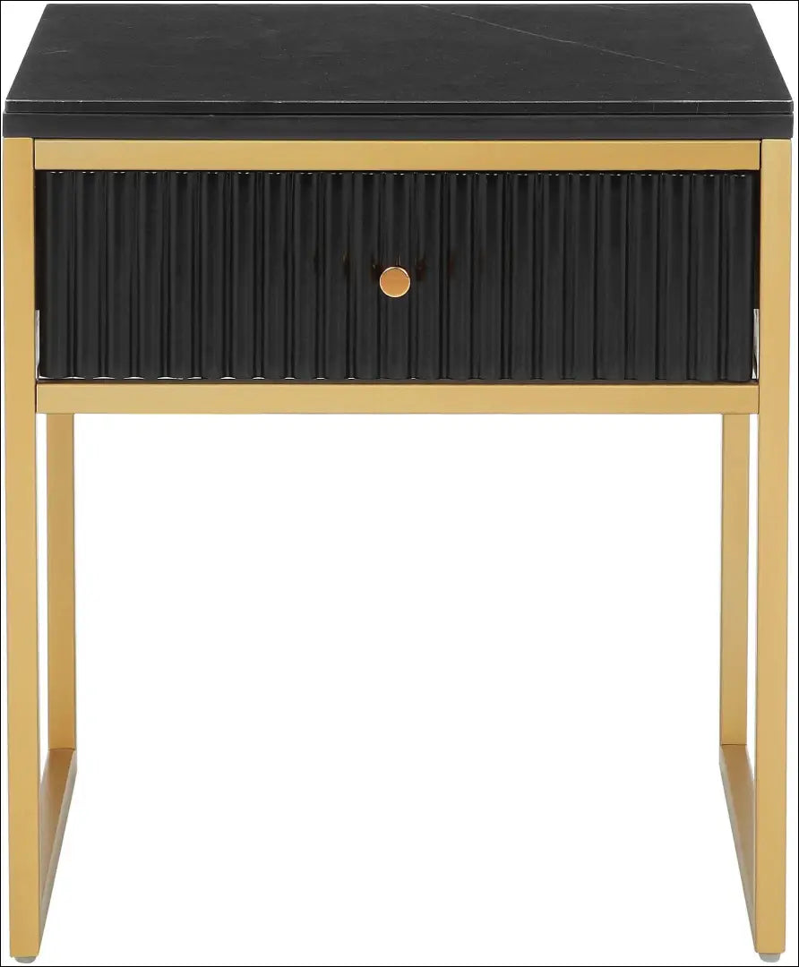 Naktinis staliukas GI655 - €84 Save 50% 50-100, __label:Pristatymas 1-2 d.d., color-auksine, color-juoda,