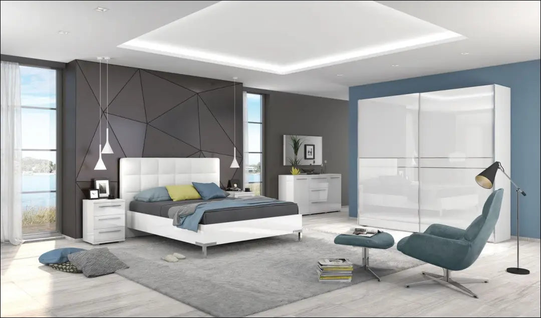 Naktinis staliukas GI686 - €90 Save 50% 50-100, __label:Pristatymas 1-2 d.d., color-balta, material-mdf, miegamojo €50