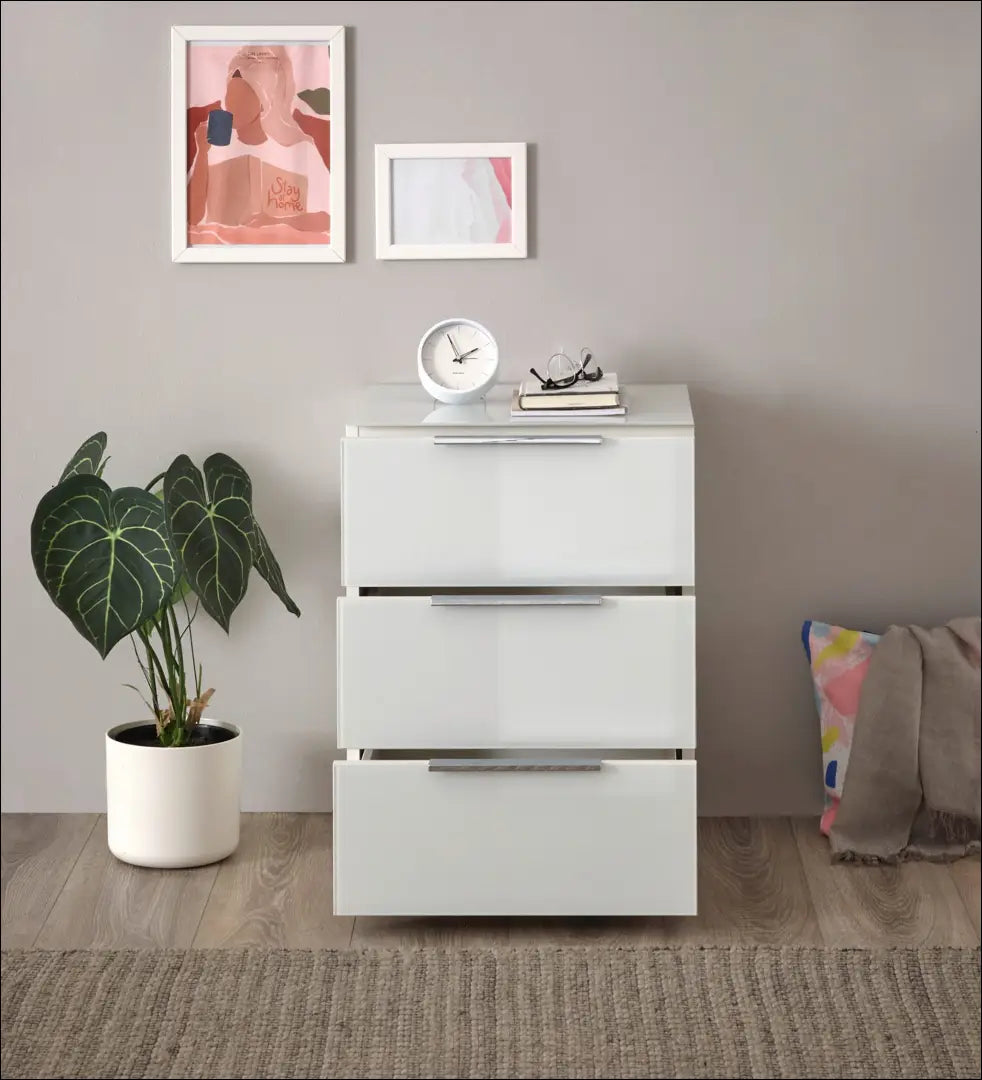 Naktinis staliukas GI688 - €90 Save 50% 50-100, __label:Pristatymas 1-2 d.d., color-balta, material-mediena,