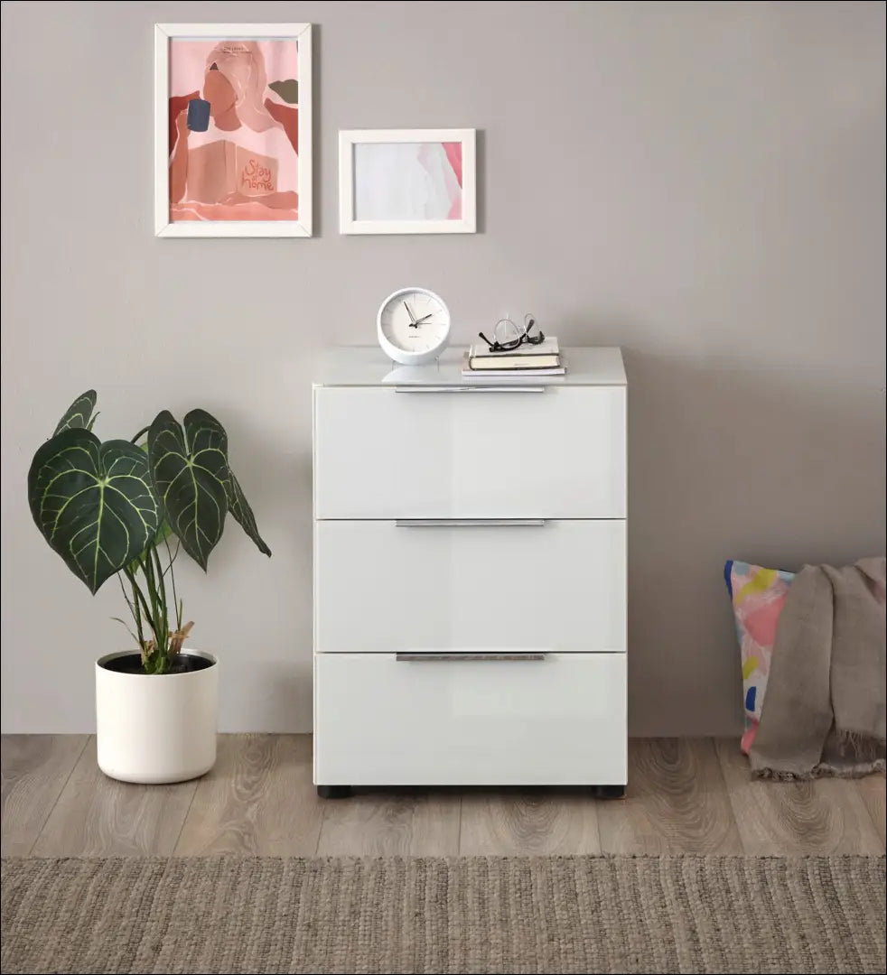 Naktinis staliukas GI688 - €90 Save 50% 50-100, __label:Pristatymas 1-2 d.d., color-balta, material-mediena,