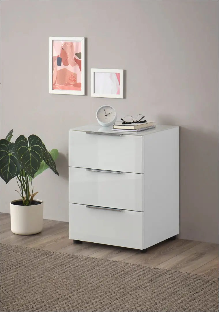 Naktinis staliukas GI688 - €90 Save 50% 50-100, __label:Pristatymas 1-2 d.d., color-balta, material-mediena,