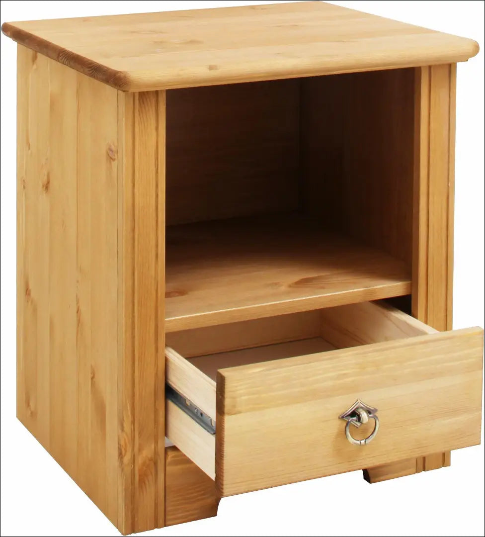 Naktinis staliukas GI696 - €65 Save 50% 50-100, __label:Pristatymas 1-2 d.d., color-ruda, material-medzio-masyvas,