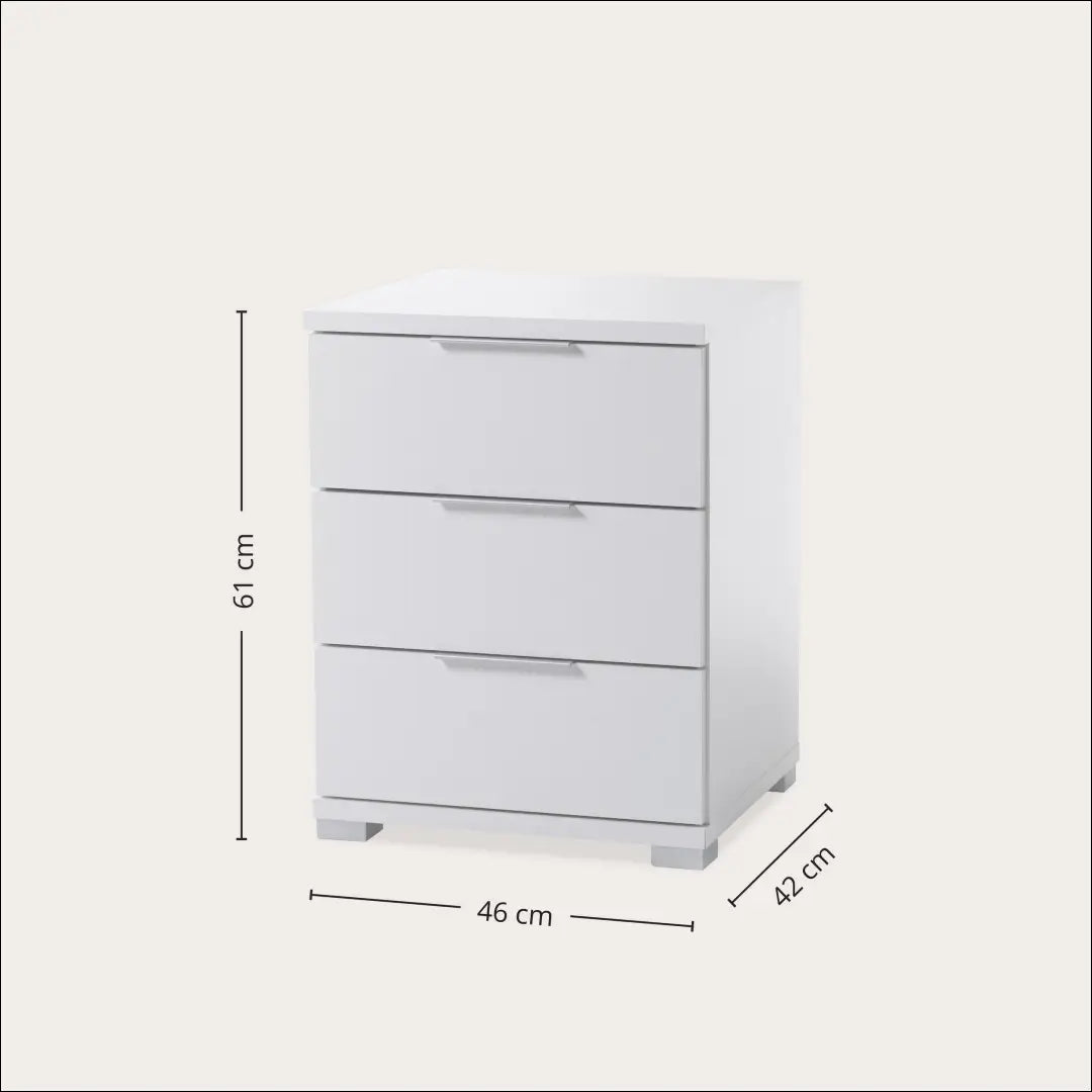 Naktinis staliukas GI830 - €39 Save 50% 25-50, __label:Pristatymas 1-2 d.d., color-balta, material-mediena, miegamojo