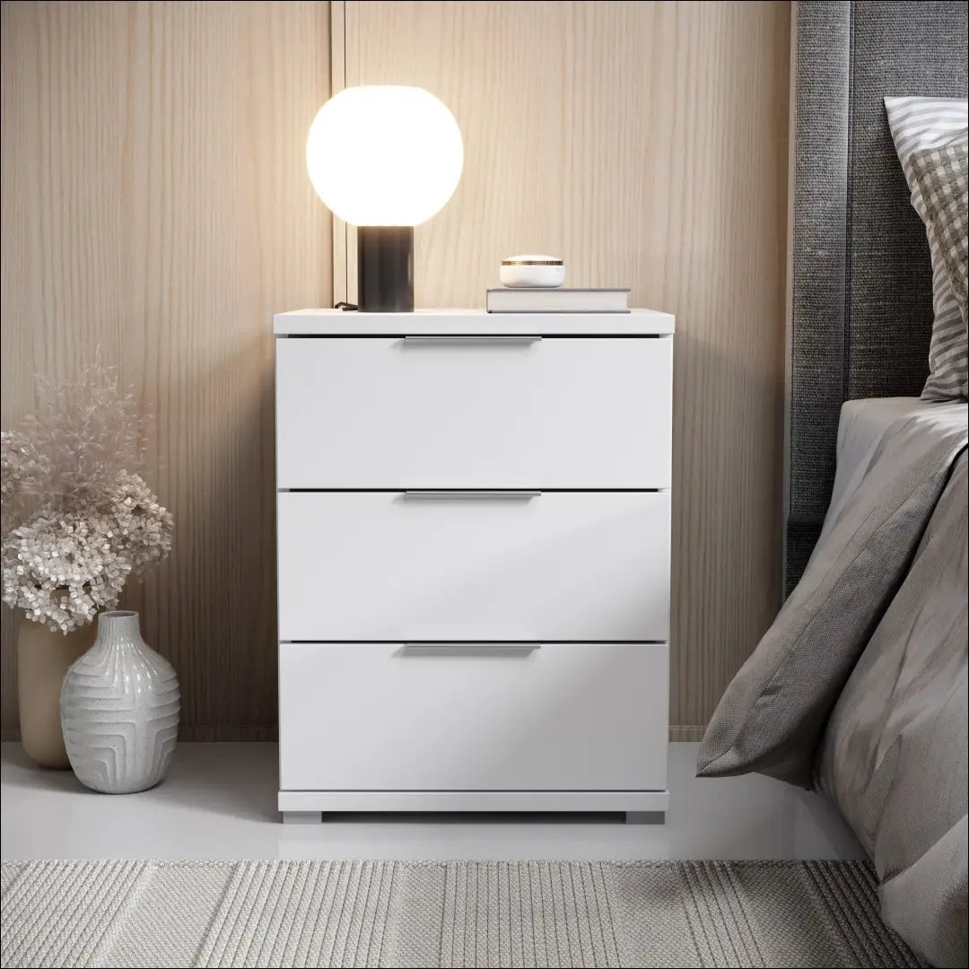 Naktinis staliukas GI830 - €39 Save 50% 25-50, __label:Pristatymas 1-2 d.d., color-balta, material-mediena, miegamojo