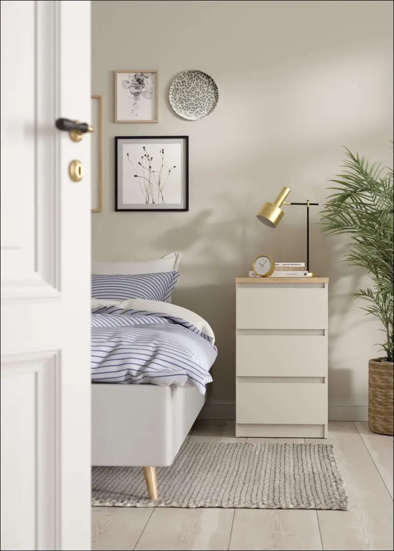 Naktinis staliukas GI831 - €74 Save 50% 50-100, __label:Pristatymas 1-2 d.d., color-ruda, color-smelio,