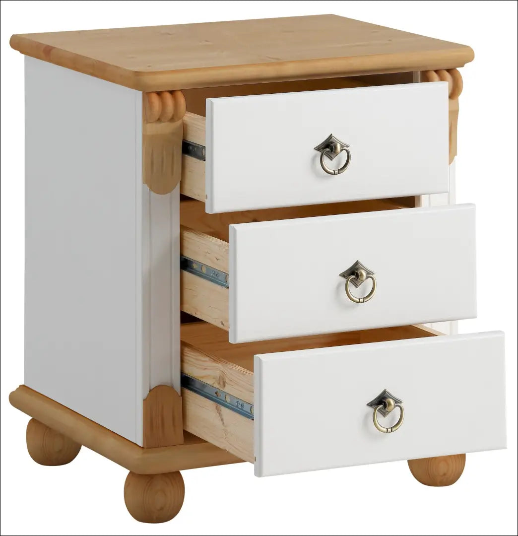 Naktinis staliukas GI911 - €70 Save 50% 50-100, __label:Pristatymas 1-2 d.d., color-balta, color-ruda,