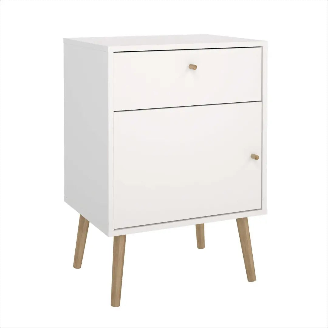 Naktinis staliukas GI942 - €68 Save 50% 50-100, __label:Pristatymas 1-2 d.d., color-balta, material-mediena, miegamojo