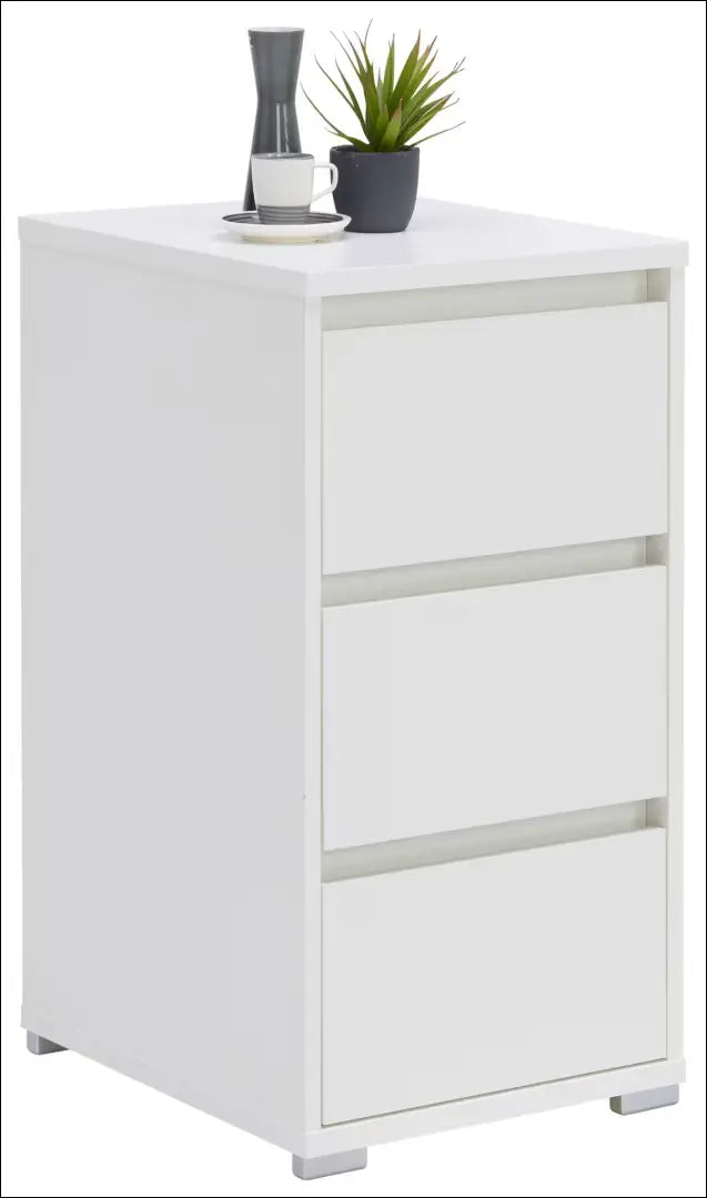 Naktinis staliukas GI987 - €29 Save 65% 25-50, __label:Pristatymas 1-2 d.d., color-balta, material-mediena, pazeistas