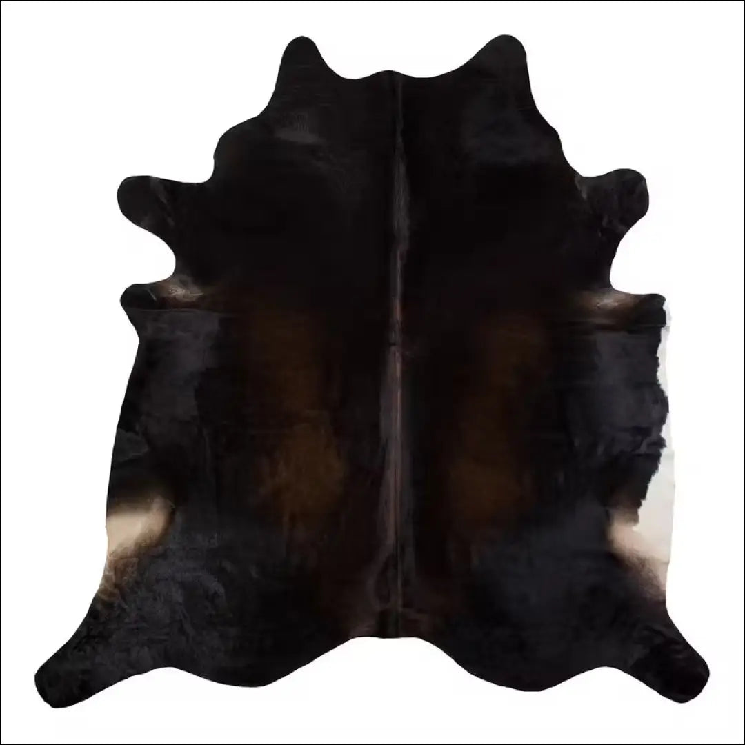 Natūralus karvės odos kilimas RU866 - €100 Save 50% 100-200, __label:Pristatymas 1-2 d.d., color-juoda, kilimai,