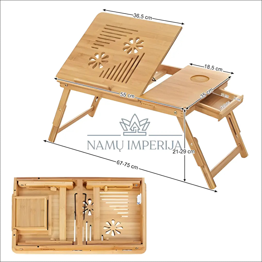 Nešiojamojo kompiuterio stalas SM661 - €58 Save 40% 50-100, __label:Pristatymas 5-14 d.d., biuro-baldai, biuro-stalai,