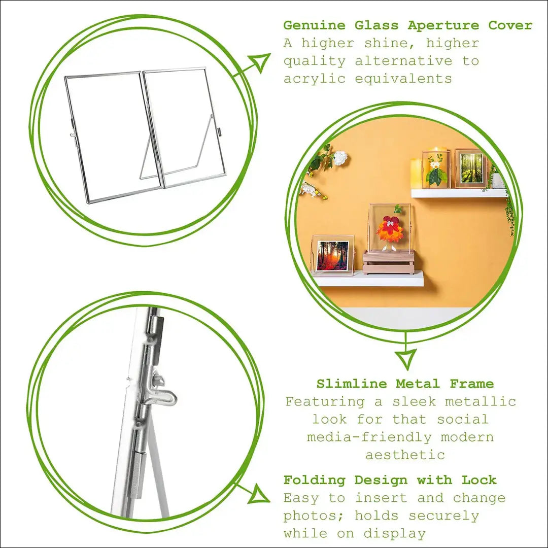 Nuotraukų rėmelis DI8983 - €8 Save 50% __label:Pristatymas 1-2 d.d., color-auksine, interjeras, material-metalas,