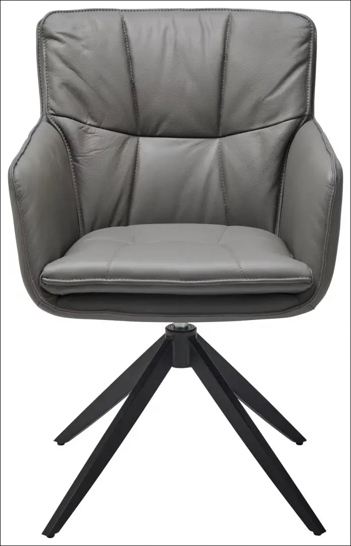 Odinė kėdė VI1277 - €130 Save 50% 100-200, __label:Pristatymas 1-2 d.d., biuro-baldai, biuro-kedes, color-pilka €100