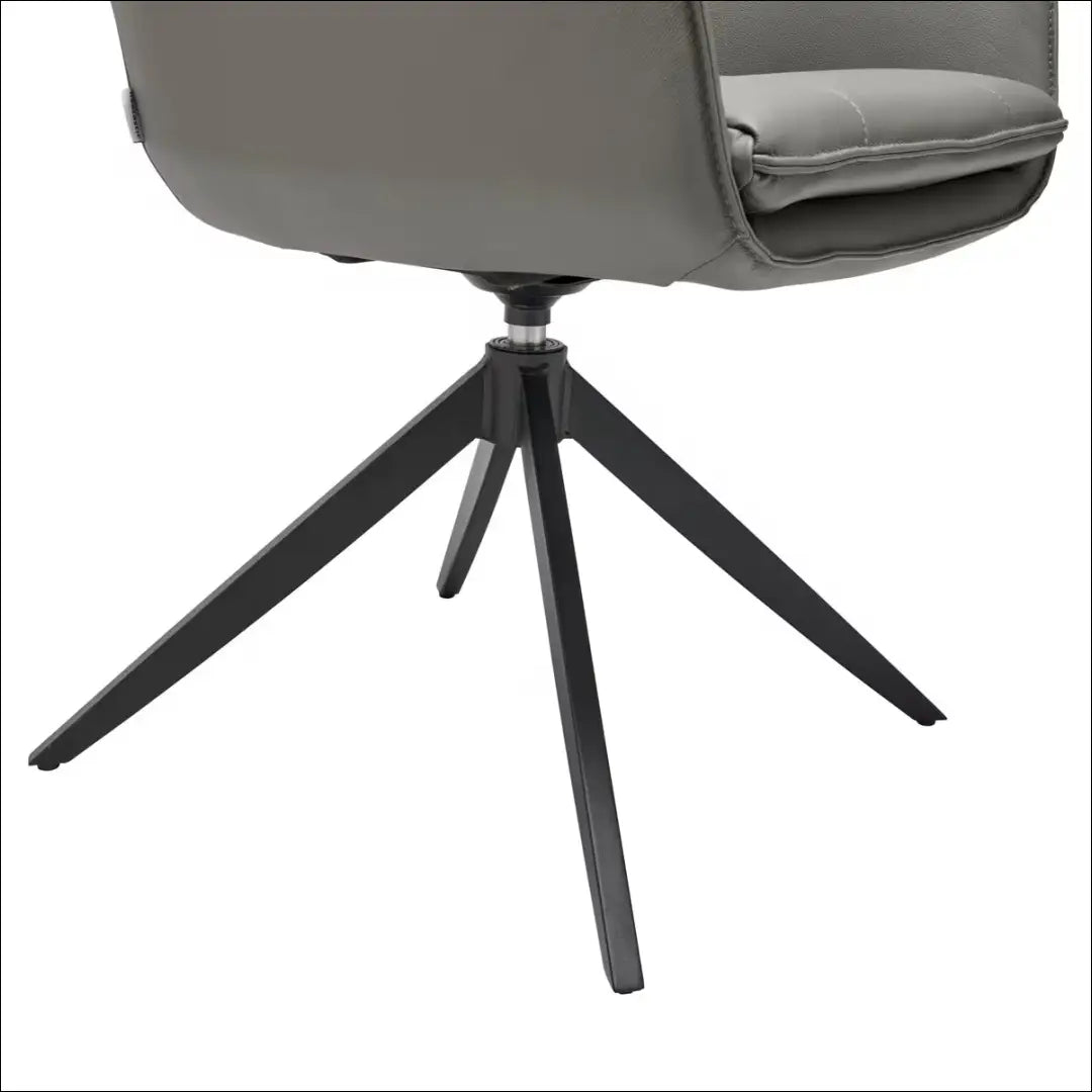 Odinė kėdė VI1277 - €130 Save 50% 100-200, __label:Pristatymas 1-2 d.d., biuro-baldai, biuro-kedes, color-pilka €100