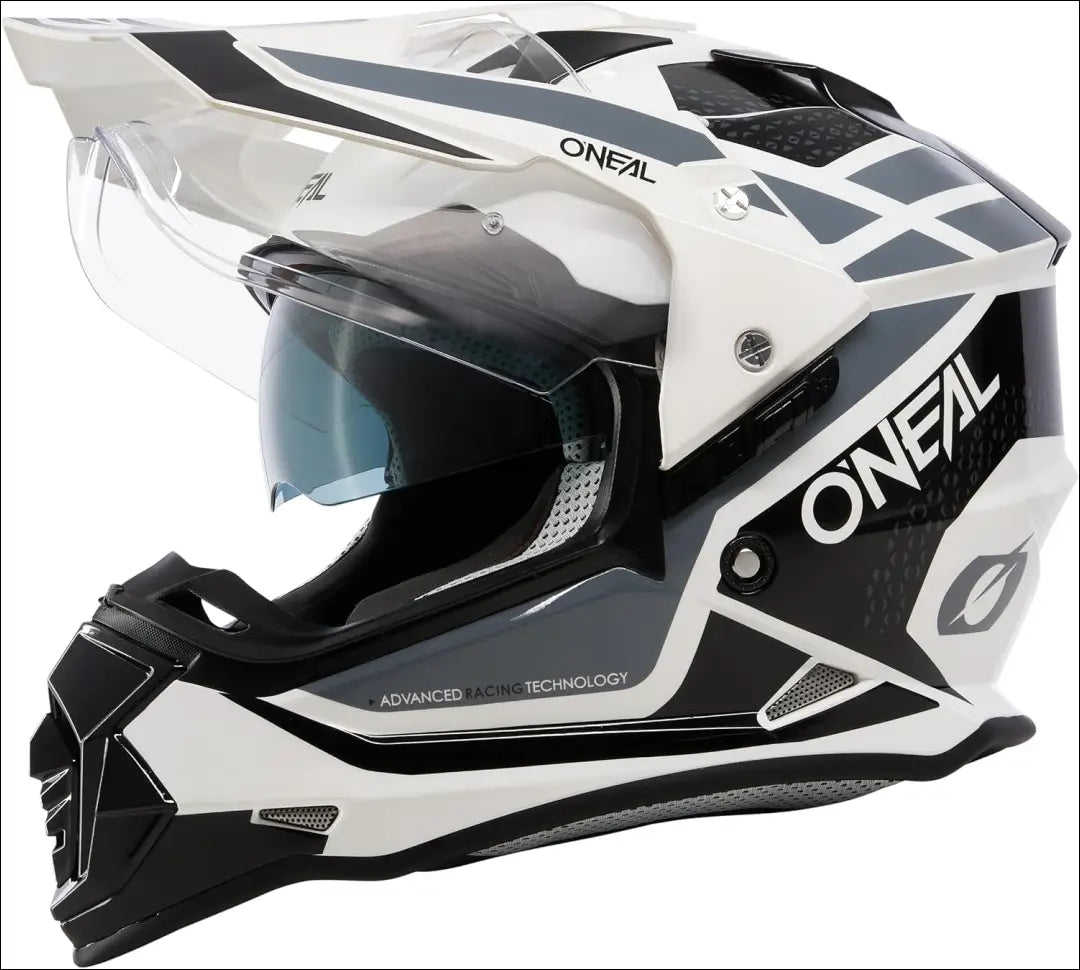 “O’NEAL” motociklo šalmas SP322 - €90 Save 50% 50-100, __label:Pristatymas 1-2 d.d., color-balta, color-juoda,