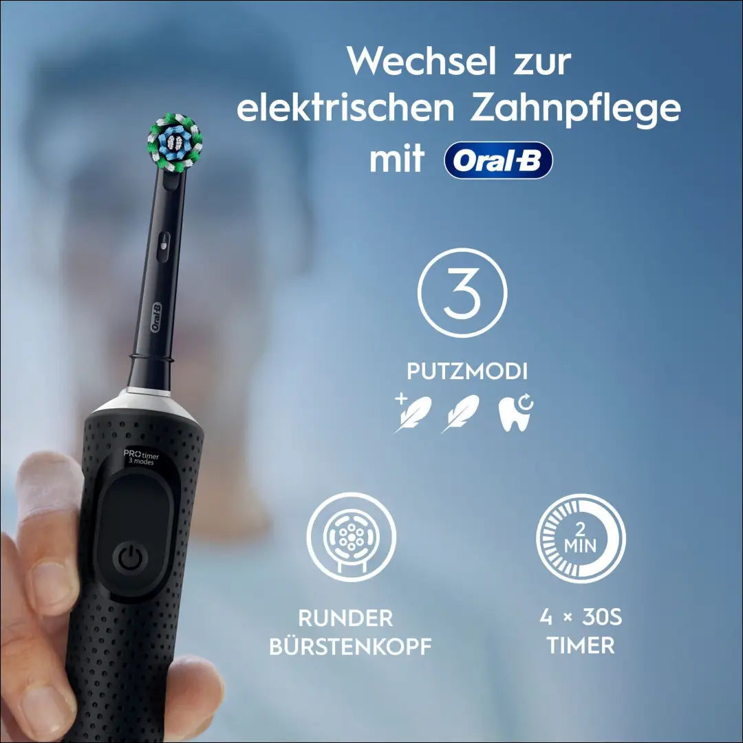 „Oral-B Pro Vitality“ elektrinis dantų šepetėlis SP359 - €20 Save 50% __label:Pristatymas 1-2 d.d., color-juoda,