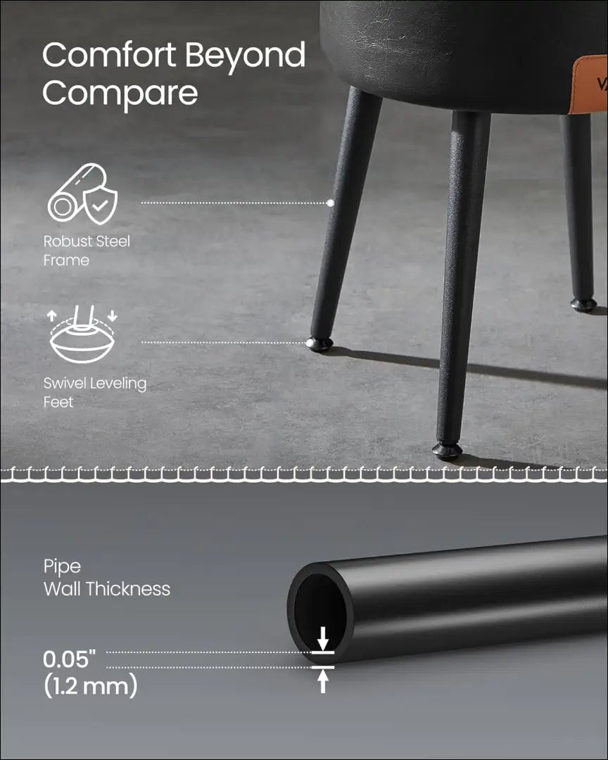 Otomanas SM1152 - €57 Save 40% 50-100, __label:Pristatymas 5-14 d.d., miegamojo, notouch30, otomanas 32x32x44cm / Juoda
