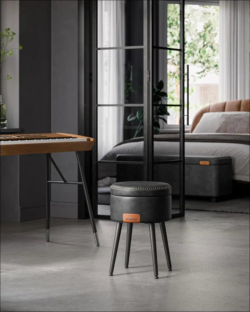 Otomanas SM1152 - €57 Save 40% 50-100, __label:Pristatymas 5-14 d.d., miegamojo, notouch30, otomanas 32x32x44cm / Juoda