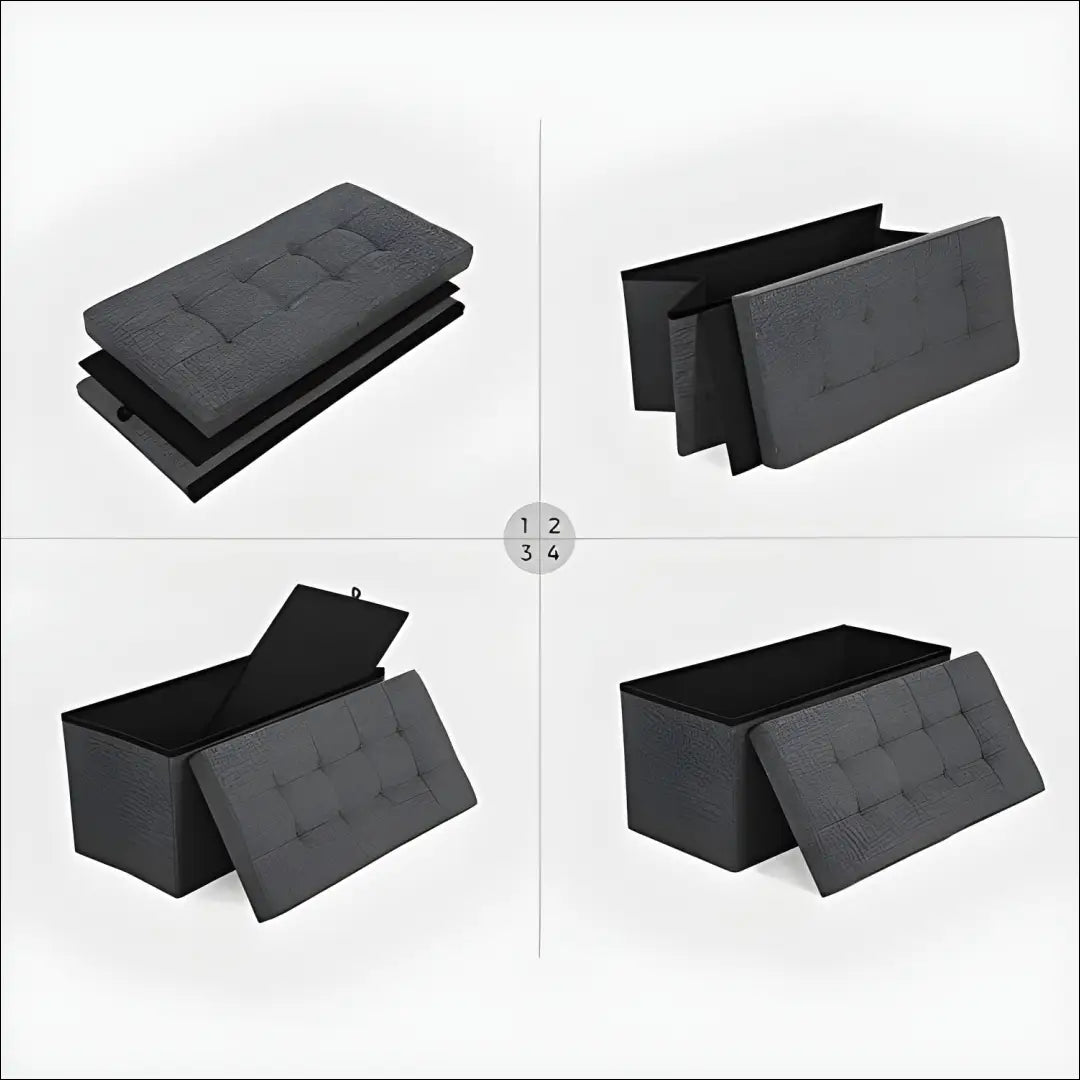 Otomanas SM1168 - €59 Save 40% 50-100, __label:Pristatymas 5-14 d.d., notouch30, song, spalva-pilka 76x38x38cm / Pilka