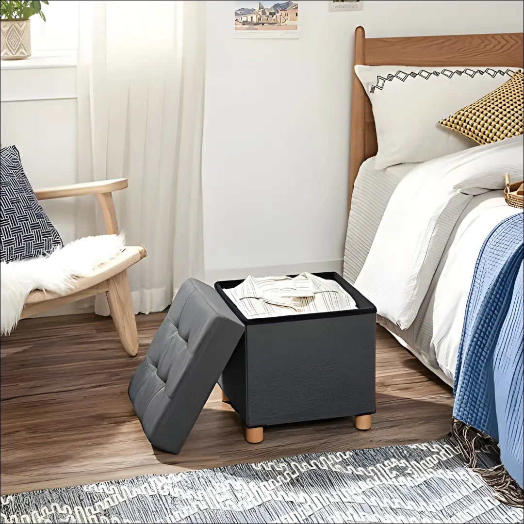 Otomanas SM1172 - €58 Save 40% 50-100, __label:Pristatymas 5-14 d.d., notouch30, otomanas, song 38x38x40cm / Pilka