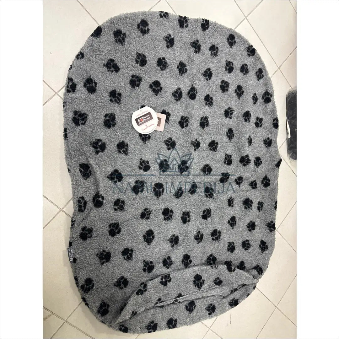 Ovalus paklotas augintiniui DI9339 - €28 Save 50% 25-50, __label:Pristatymas 1-2 d.d., color-juoda, color-pilka,