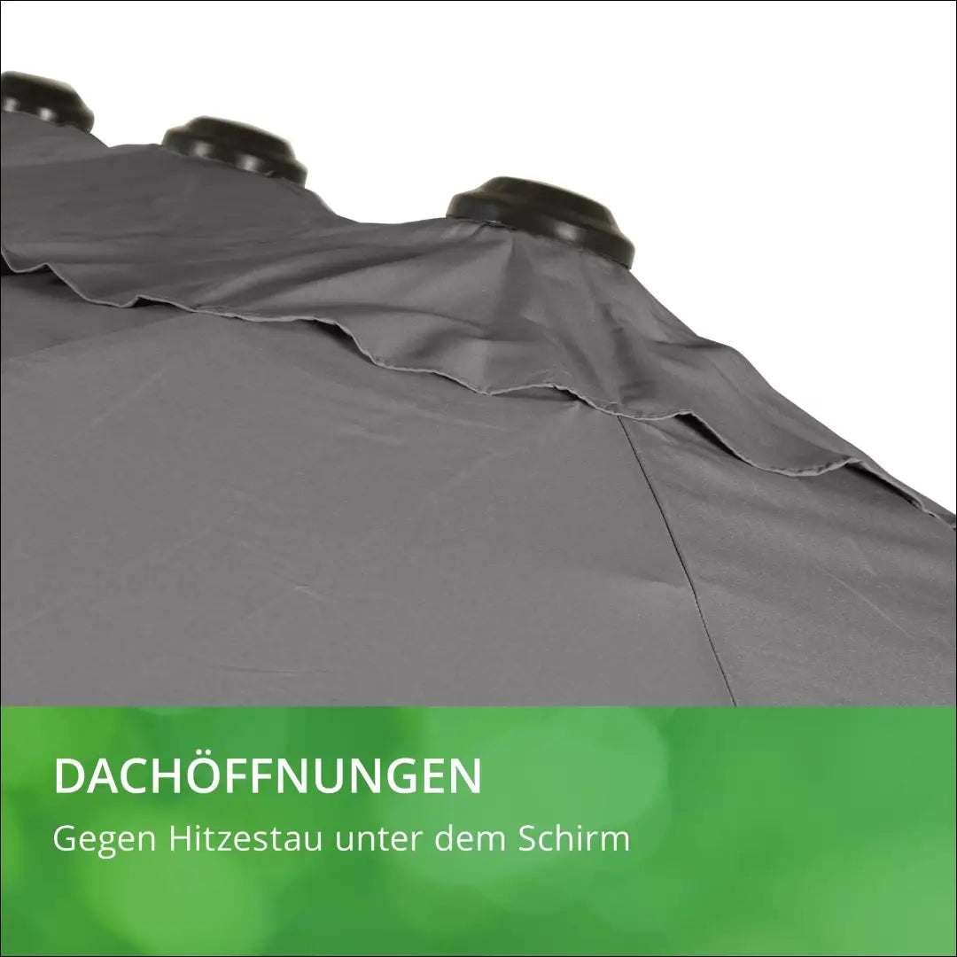 Ovalus skėtis LI640 - €92 Save 50% 50-100, __label:Pristatymas 1-2 d.d., color-pilka, lauko baldai, material-metalas