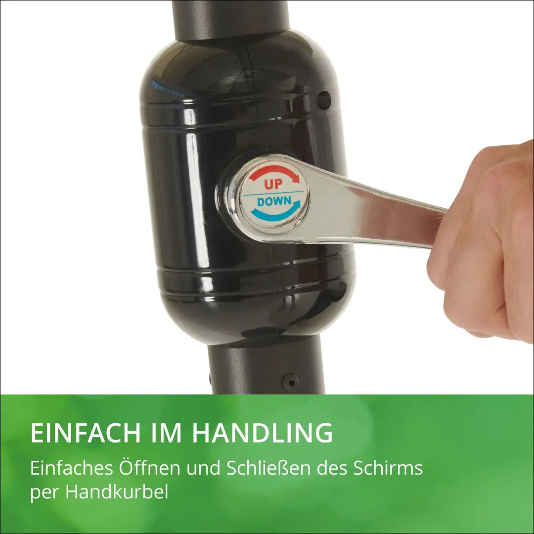 Ovalus skėtis LI640 - €92 Save 50% 50-100, __label:Pristatymas 1-2 d.d., color-pilka, lauko baldai, material-metalas