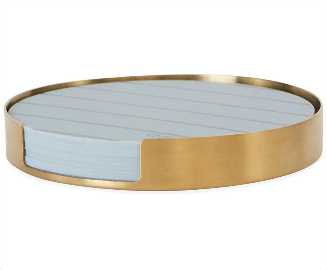 Padėkliukų komplektas dėkliuke (6vnt) DI3999 - €9 Save 65% __label:Pristatymas 1-2 d.d., color-auksine, color-melyna,