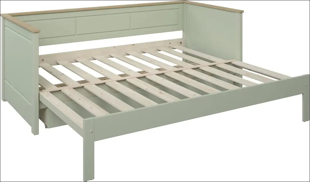 Padidinama lova GI870 - €180 Save 50% 100-200, __label:Pristatymas 1-2 d.d., color-zalia, lovos-miegamojo,
